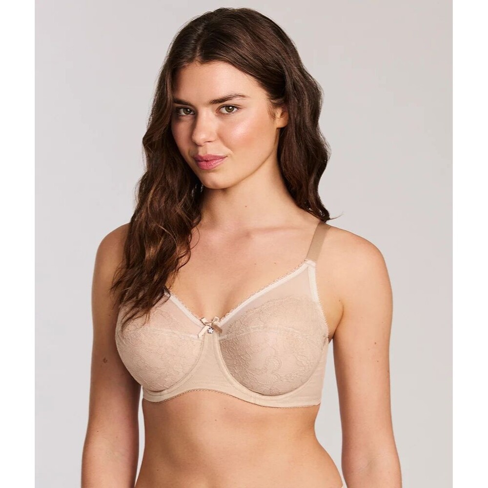 Wacoal Women's Retro Chic Full Figure Underwire Bra size 40H Nude